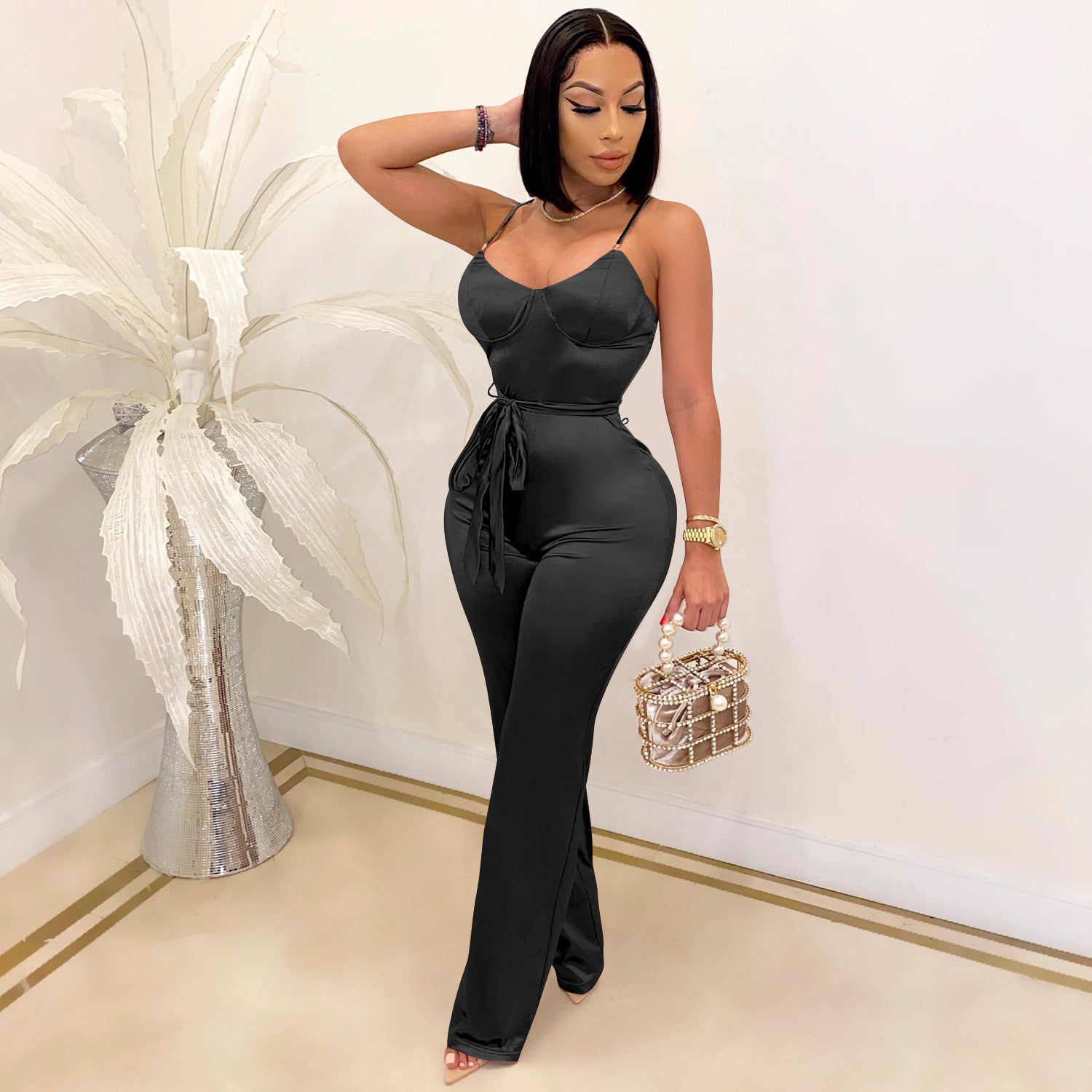 New Jumpsuits Straight Trousers Recreational Temperamen
