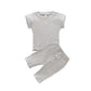 T-shirt tricoté, pantalon, costume décontracté multicolore
