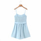 Fashion Solid Color Suspenders With Belt