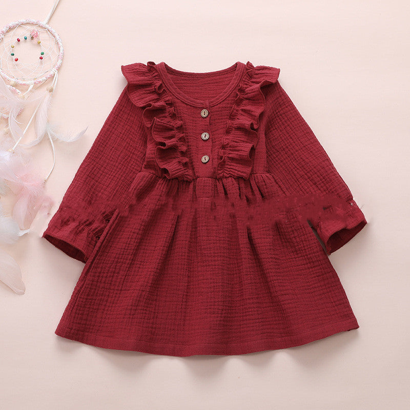Robe à manches longues pour fille