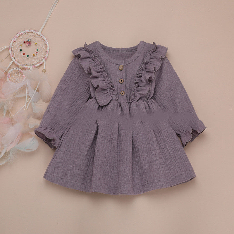 Robe à manches longues pour fille