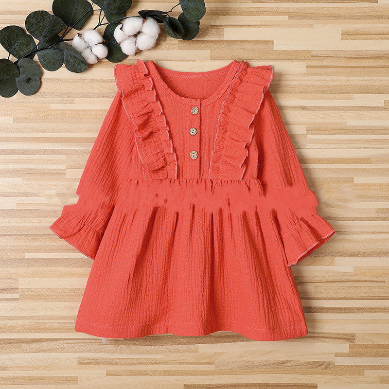 Robe à manches longues pour fille