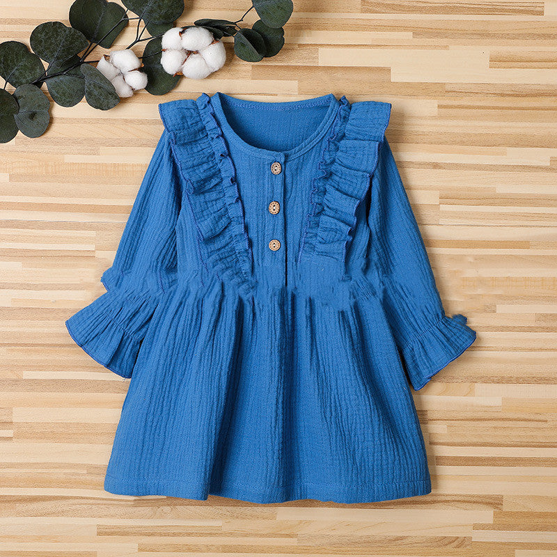 Robe à manches longues pour fille