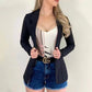 Long-Sleeved Multicolor Slim Small Suit
