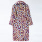 Women's Fashion Leopard Fur Coat
