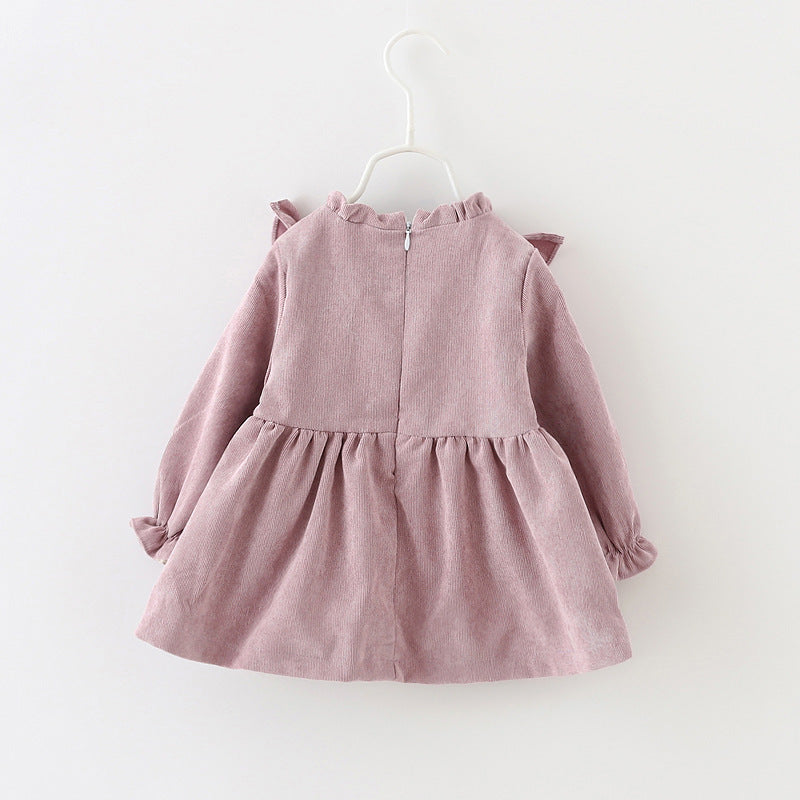 Robe tunique princesse pour fille avec oreilles en V