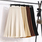 Thick Knitted Skirt Women Winter Mid-Length High Waist