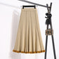 Thick Knitted Skirt Women Winter Mid-Length High Waist