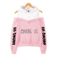 Pull à capuche sans bretelles à manches longues pour hommes et femmes de Linyue Clothing