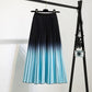 Printed Pleated Skirt With Long Pleats