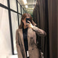 Women's Fashion Plaid Wool Suit Jacket Women