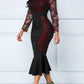 Autumn Summer Dress Women Casual Plus Size Slim Office Bodycon
