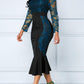 Autumn Summer Dress Women Casual Plus Size Slim Office Bodycon