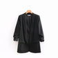 Fashion New Style Pleated Sleeve Casual Suit Jacket Women