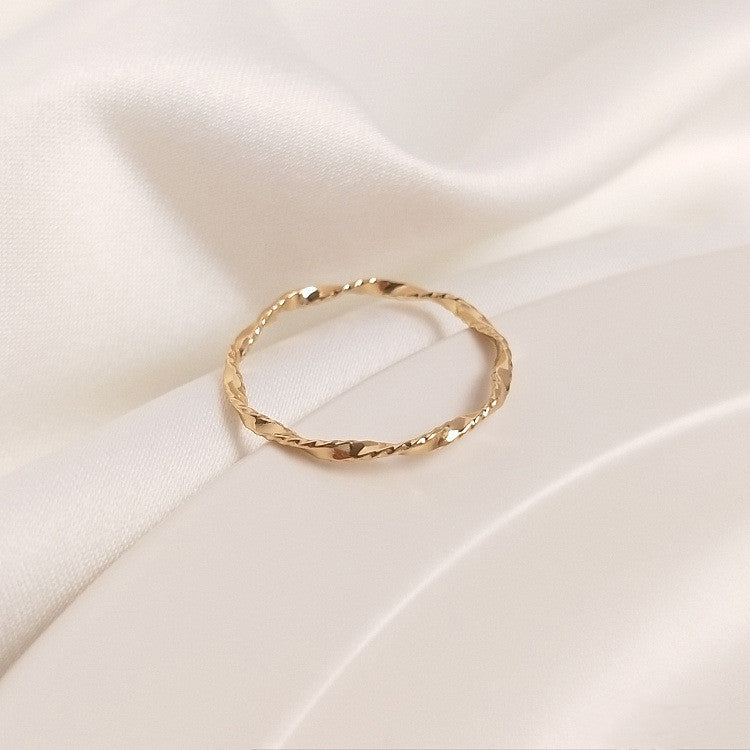 Simple Ins Wind Ring Combination Tail Ring