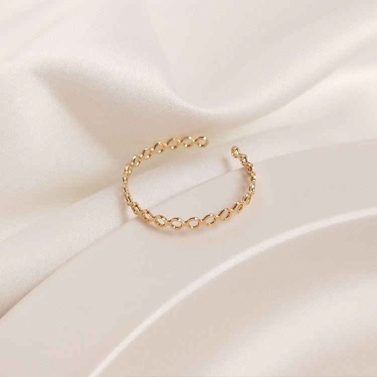Simple Ins Wind Ring Combination Tail Ring