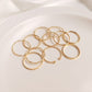 Simple Ins Wind Ring Combination Tail Ring