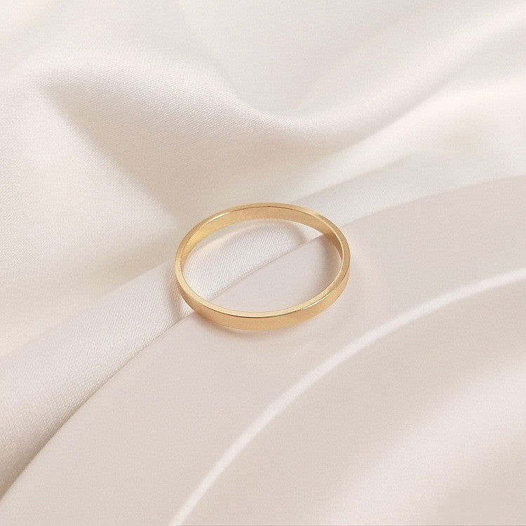 Simple Ins Wind Ring Combination Tail Ring