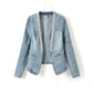 European And American Loose Denim Short Jacket