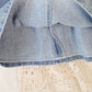 Girls' Dresses Fashion Square Collar Denim Skirt