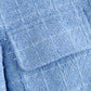 Women's Textured Short Blazer   Long Sleeve Top