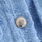 Women's Textured Short Blazer   Long Sleeve Top