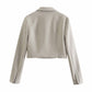 Fashion Short Slim Slimming Casual Suit Jacket