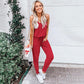 Five-Color Sleeveless Lace-Up Fashion Jumpsuit