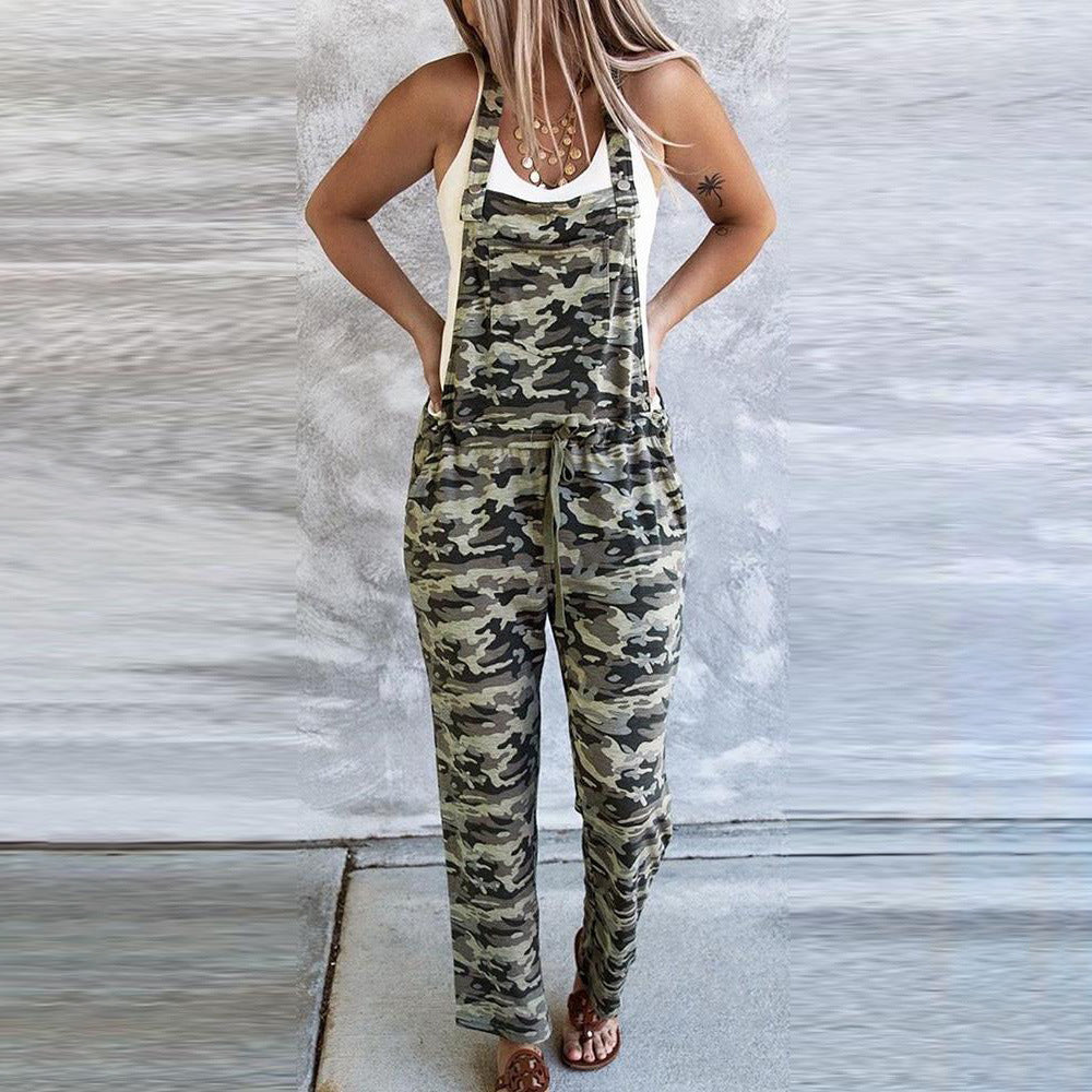 Salopette camouflage d'été pour femme