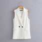 Celebrity Style Temperament Solid Color All-Match Vest