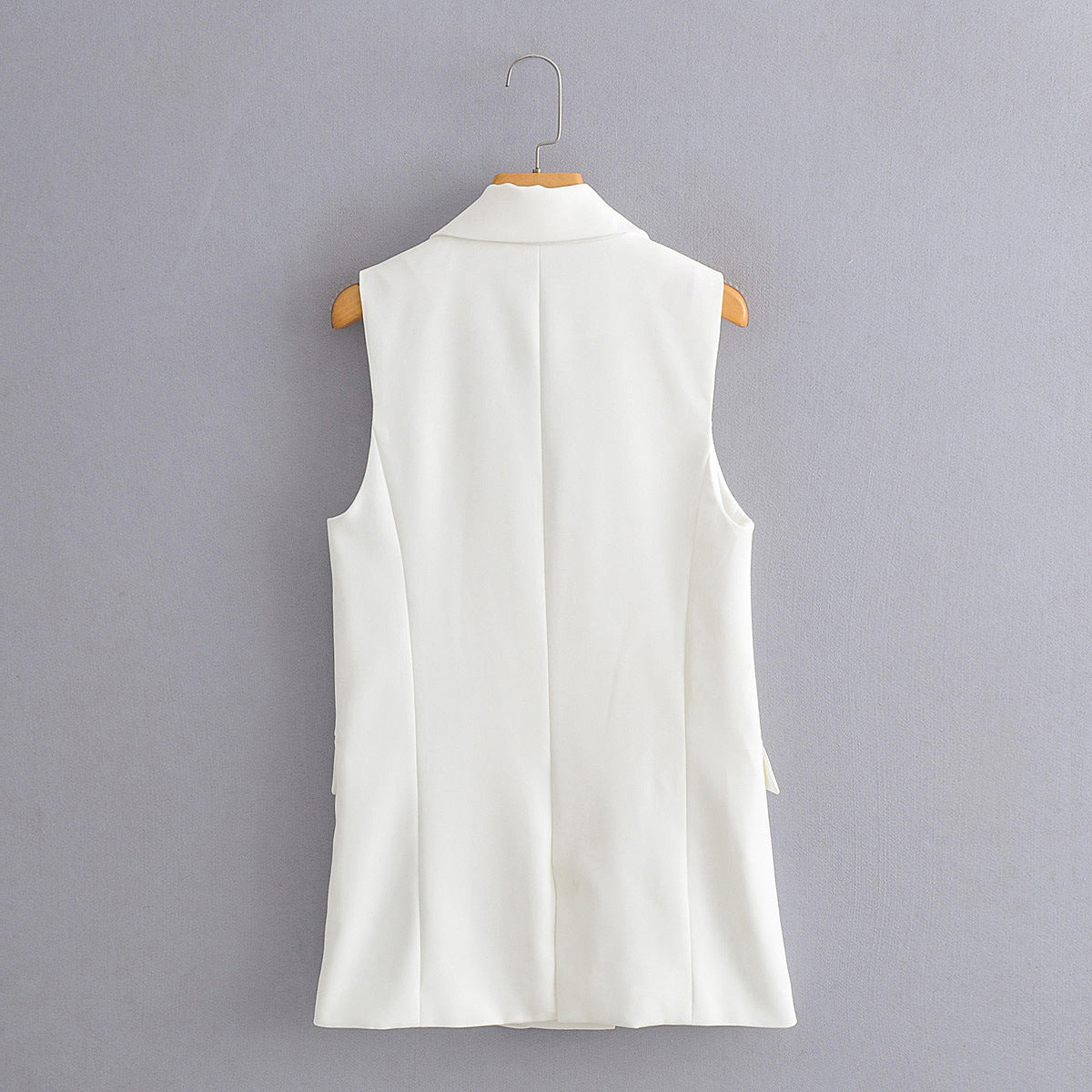 Celebrity Style Temperament Solid Color All-Match Vest