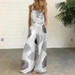 Summer Women's Loose Sleeveless Jumpsuit