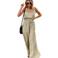 Women's Suspender Wide-leg Jumpsuit