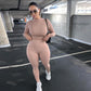 Vêtements de sport slim extensibles taille haute