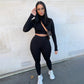 Vêtements de sport slim extensibles taille haute