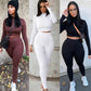 Vêtements de sport slim extensibles taille haute