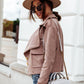 Slim Deerskin Velvet Long-sleeved Jacket Cardigan