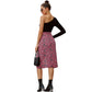 Ladies Fashion Printed High Waist Irregular Skirt