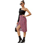 Ladies Fashion Printed High Waist Irregular Skirt