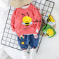 Ensemble deux pièces pour bébé avec pull et pantalon à motif abeille