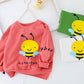 Ensemble deux pièces pour bébé avec pull et pantalon à motif abeille
