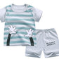 Children's Suit Two-Piece Short, Boy And Girl Cartoon Short-Sleeved Suit, New Special Offer, Drop Shipping