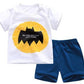 Children's Suit Two-Piece Short, Boy And Girl Cartoon Short-Sleeved Suit, New Special Offer, Drop Shipping