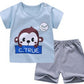 Children's Suit Two-Piece Short, Boy And Girl Cartoon Short-Sleeved Suit, New Special Offer, Drop Shipping