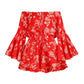 Combinaison courte sexy imprimée pour femme, décontractée et confortable, manches papillon, col bateau, tenue de plage, de fête, tendance