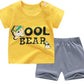 Children's Suit Two-Piece Short, Boy And Girl Cartoon Short-Sleeved Suit, New Special Offer, Drop Shipping