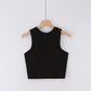 Solid Color Sleeveless Bottoming Vest Top