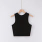Solid Color Sleeveless Bottoming Vest Top