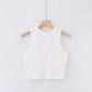 Solid Color Sleeveless Bottoming Vest Top