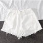 Été Nouveau Denim Taille Haute Coréen Shorts Femmes Ample Trous Chic Gland Un Mot Large Jambe Chaude Pantalon Tendance